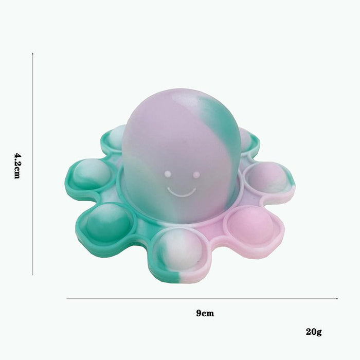 New Flip Octopus Octopus Pendant Silicone Anti-Stress Relief