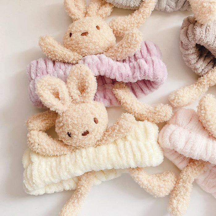 Three Dimensional Plush Rabbit Hair Band