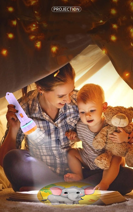 Baby Sleeping Story Book Flashlight Projector