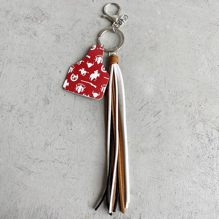 Western Style Key Chain Leather Key Chain National Style Pendant
