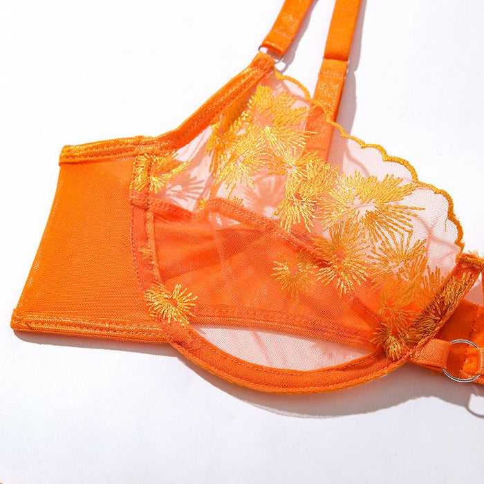 Women Sexy Lingerie Fashion Embroidered Intimates Underwear