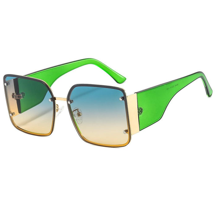 Square metal sunglasses