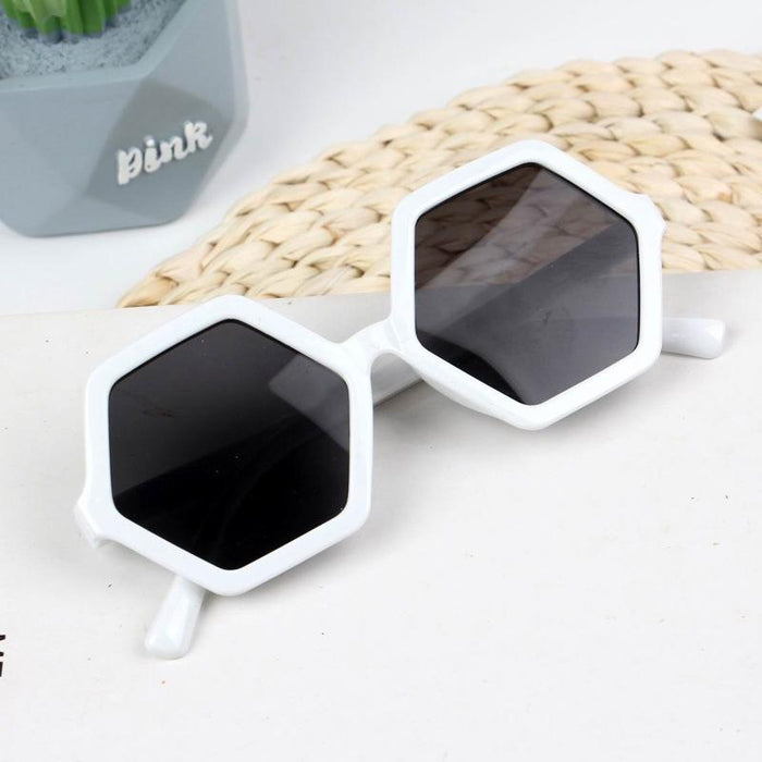 Children's Sunglasses hexagonal diamond Sunglasses
