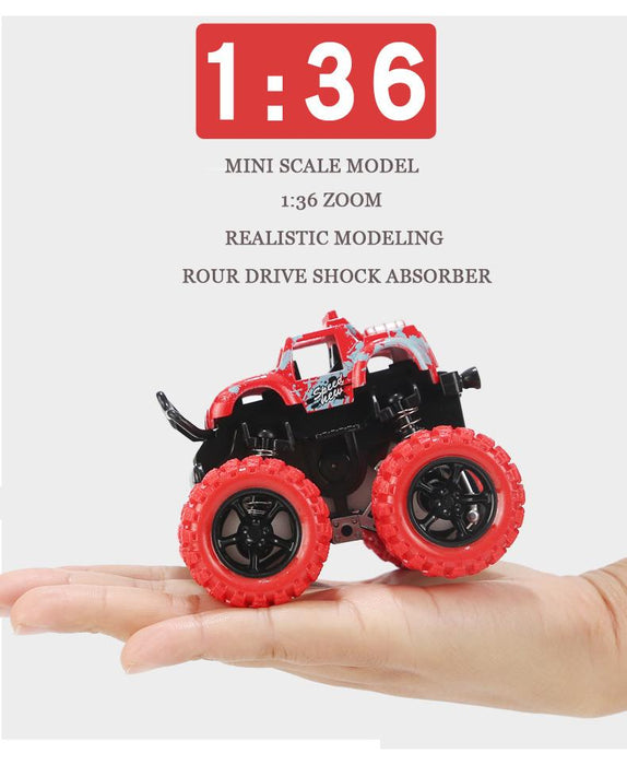 1:36 Mini inertial 4WD off-road vehicle children's car toy