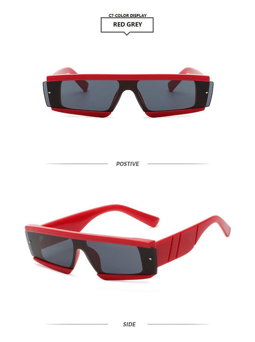 One piece color box Sunglasses