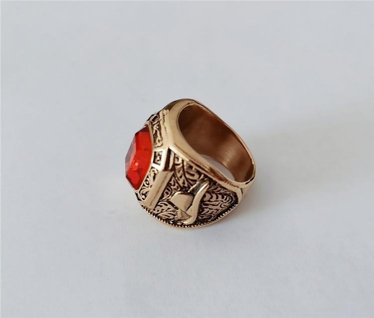 Jewelry Wholesale Personality Men's Retro Titanium Steel Ring