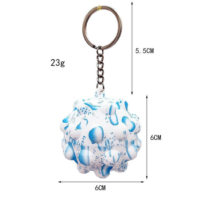 Vent Toy Pop It Fidget decompression Ball Keychain Toys