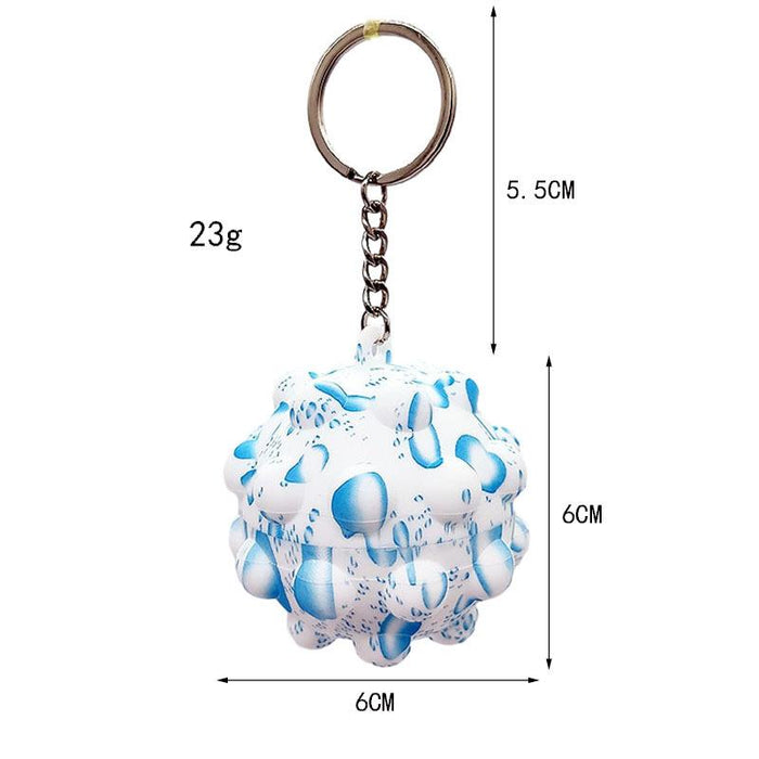 Vent Toy Pop It Fidget decompression Ball Keychain Toys