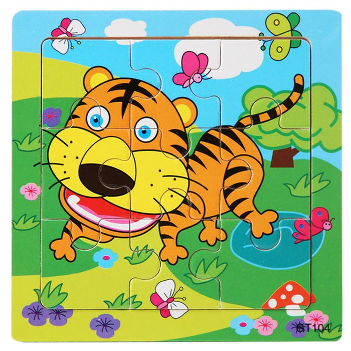 Small Wooden Jigsaw Puzzle for Children