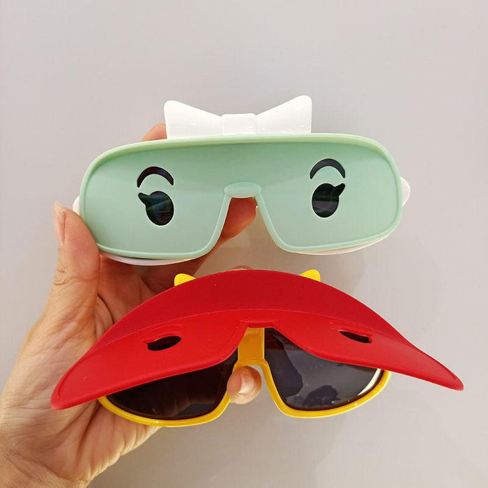 Small Plane Car Soft Silicone Children's Polarized Sunglasses