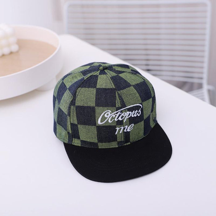 Summer Thin Sun Protection Adjustable Flat Brim Children's Cap