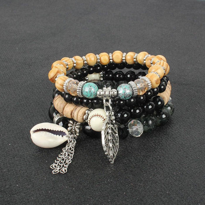 Personalized National Style Multi-layer Beaded Shell Bracelet Accessories