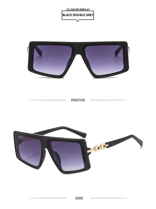 Metal irregular Sunglasses