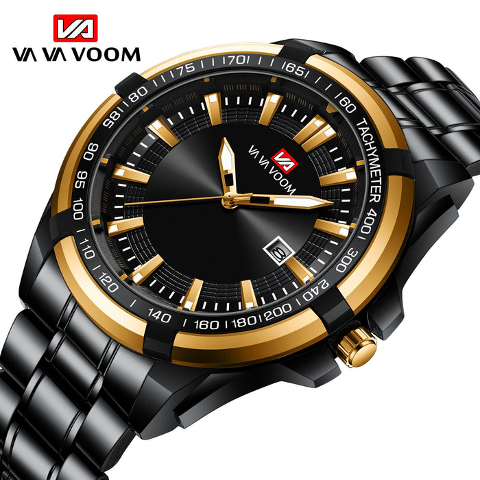 Men's Watch Business Calendar Quartz Watch Simple Atmospheric Luminous