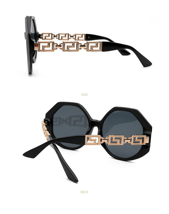 Large frame square Sunglasses female Sunglasses