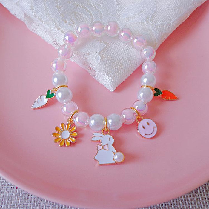 Children's Pearl Bracelet Cute Cartoon Bracelet Accessories