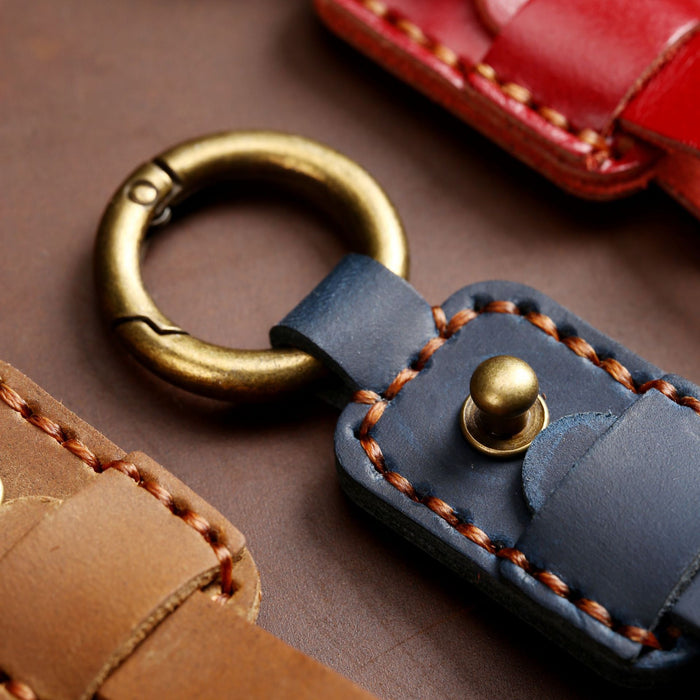 Fashion Simple Multicolor Leather Keychain