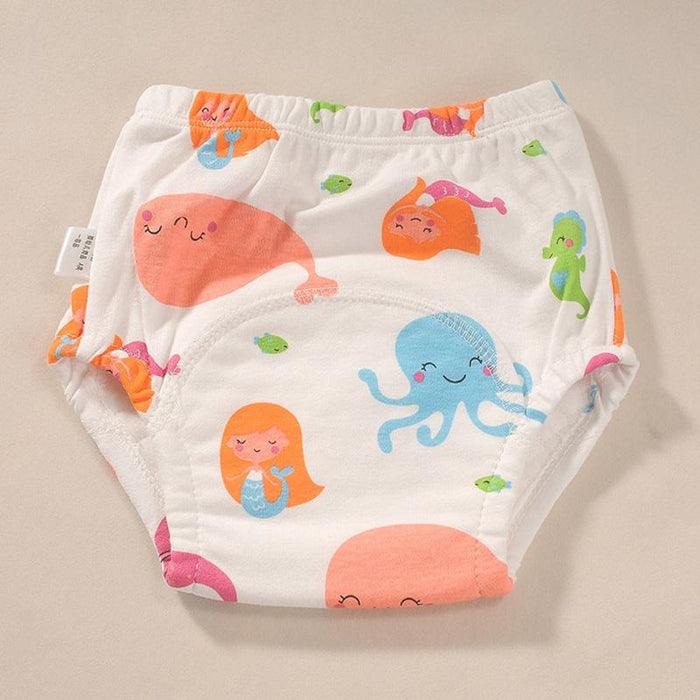Baby Reusable 6 Layers Waterproof Cotton Breathable Diapers