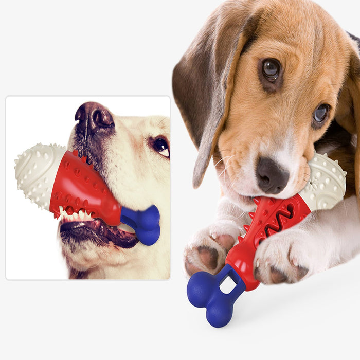 Dog Toy Chewing Teeth Interactive Missing Feeding Toothbrush