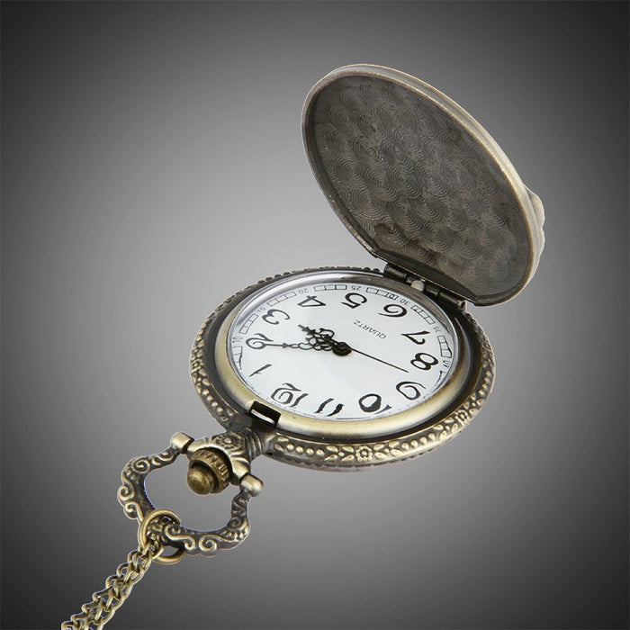 Motorcycle Bronze Pocket Watch