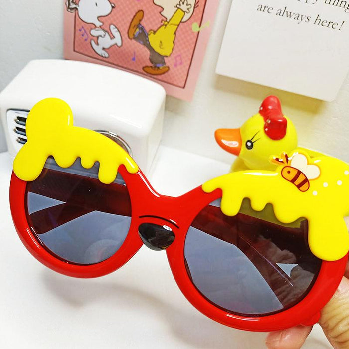 Honey Bee Bear Children‘s Cartoon Polarized Sunglasses