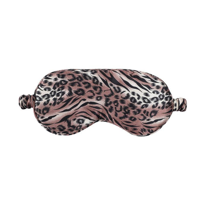 Breathable Soft Leopard Print Eye Protection Eye Mask