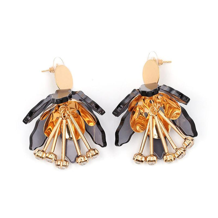 New Small Fresh Flowers Simple Female Earrings Accessories