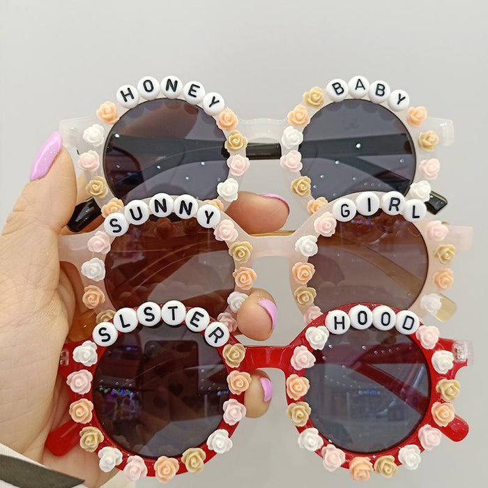 Personalized Fashion UV Proof Letter Children's Sunglasses
