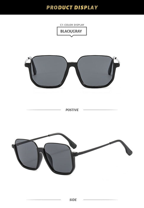 Box sun retro avant-garde Sunglasses