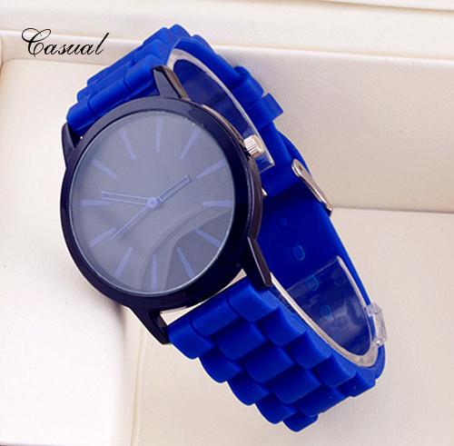 Silicone Watch Geneva Women Quartz Wristwatch