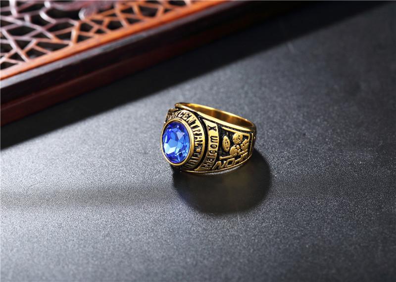 Eagle Military Ring Retro Titanium Steel Ring