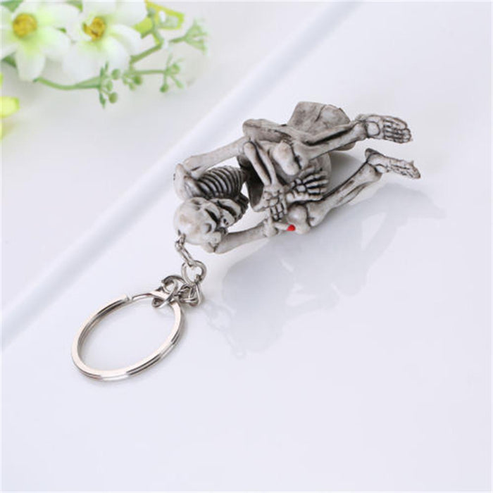 Creative Skull Keychain Pendant Toilet Ghost