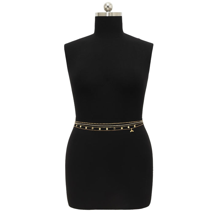 Sexy Sequin Tassel Multi-layer Body Chain Female Waist Chain