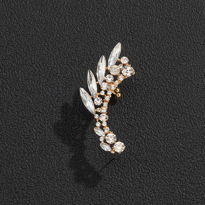 Simple Rhinestone C-type Retro Versatile Earbone Clip