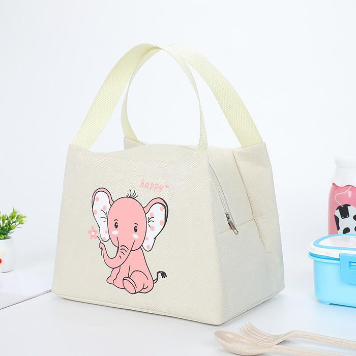 Cartoon Animals Waterproof Baby Food Thermal Bag