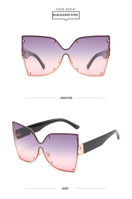 Gradient cat's Eye Sunglasses Retro