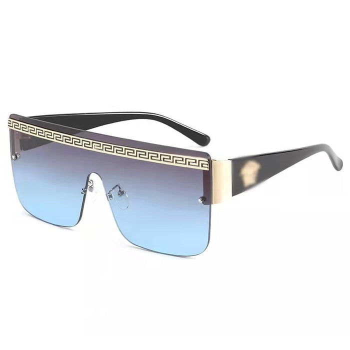 Frameless men's Sunglasses sunscreen conjoined Sunglasses
