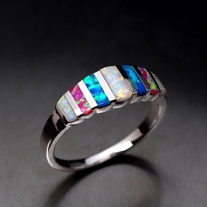 Natural Stone Ring Women's Jewelry