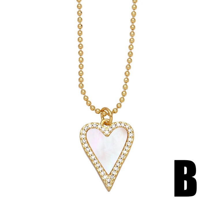 Temperament Minority Design Baibei Love Pendant Clavicle Chain