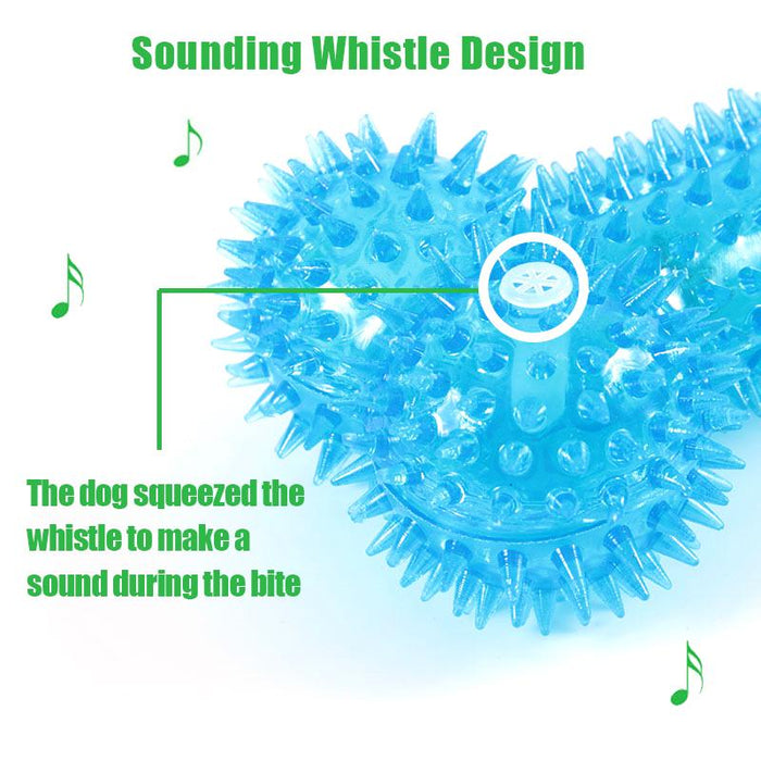 Pet Dog Toys Chewing Rubber Toys Fun Biting Bone Shapes