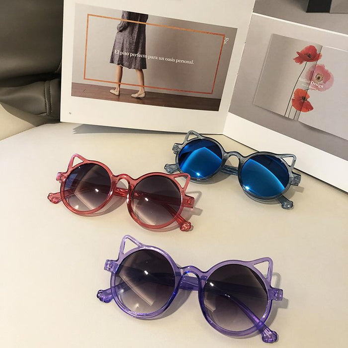 Fashion Cat Ear UV Proof Children's Sunglasses