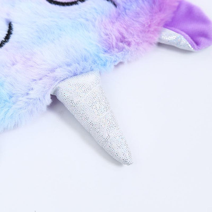 Cartoon Cute Plush Shading Unicorn Blindfold Eye Mask