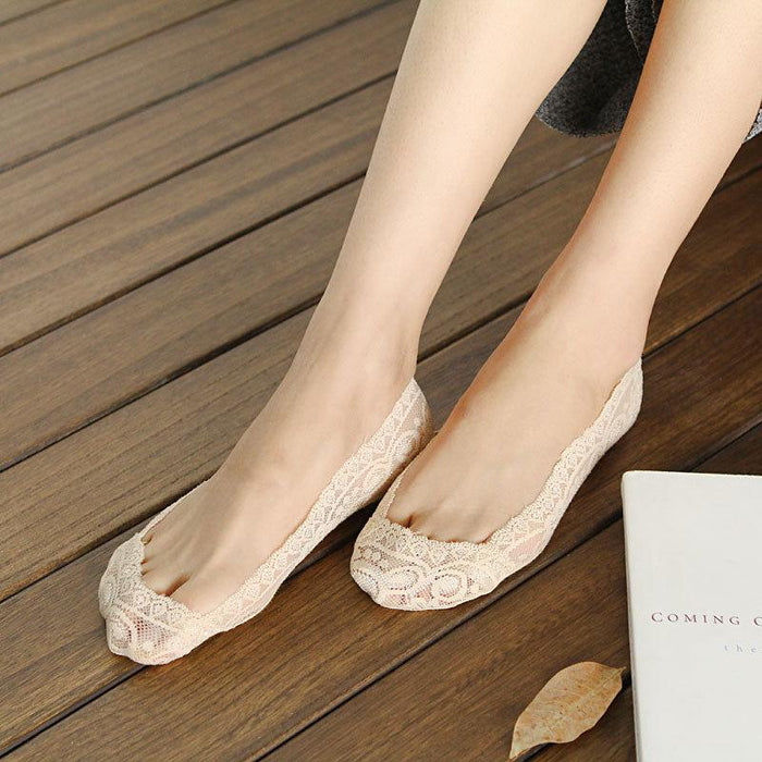 New Lace Invisible Socks Leisure Women's Boat Socks