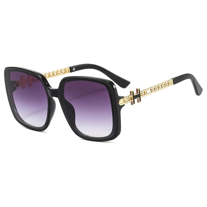 Large frame square Sunglasses