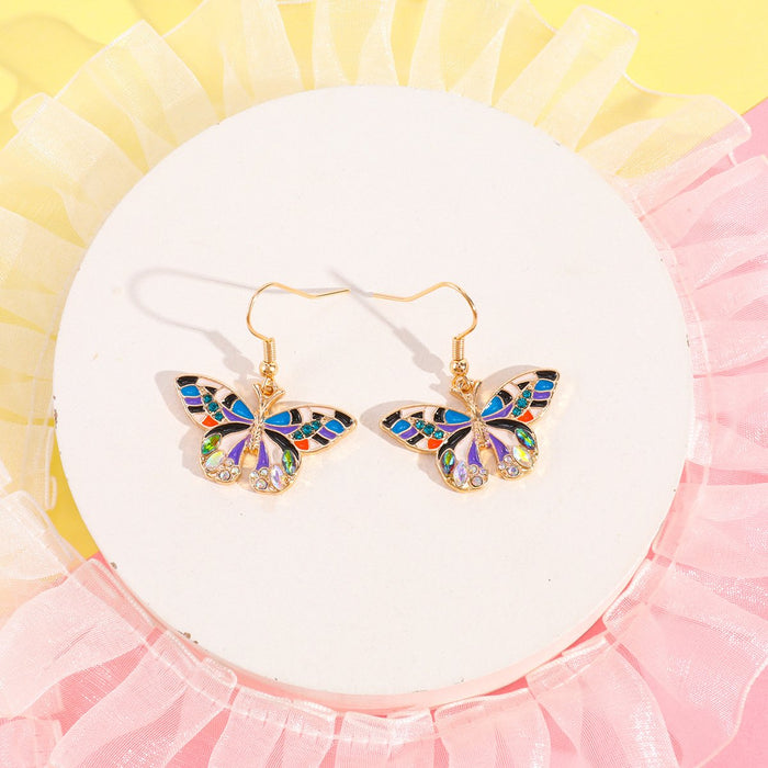 New Colorful Butterfly Women's Earrings
