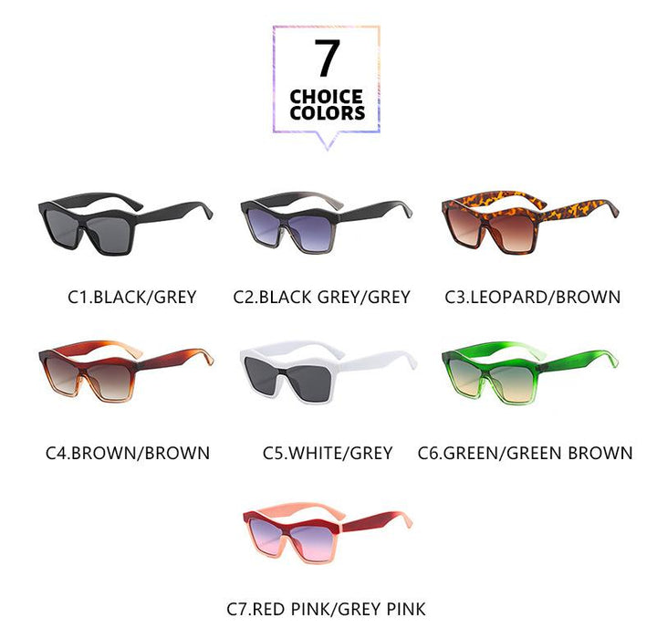 One piece gradient personalized Sunglasses