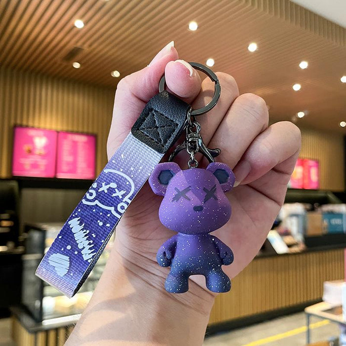 Little Bear Doll Keychain Cartoon Car Pendant Keychains