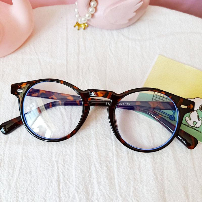 Business Fashion Flat Lens Anti Blue Light Glasses