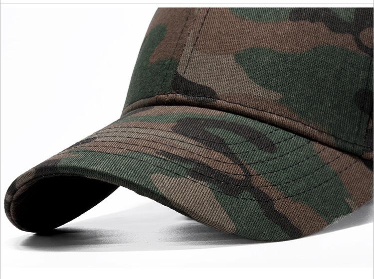 Men's and Women's Simple Curved Cap Camouflage Baseball Cap