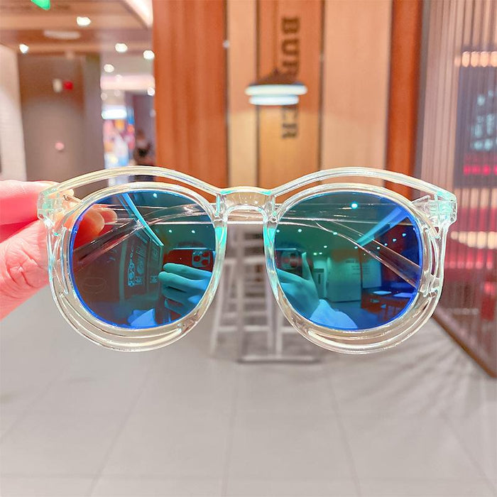 Children's Sunglasses Sun Shading round frame polarizer